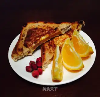 Cheese ham and egg toast