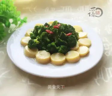 Tofu with broccoli