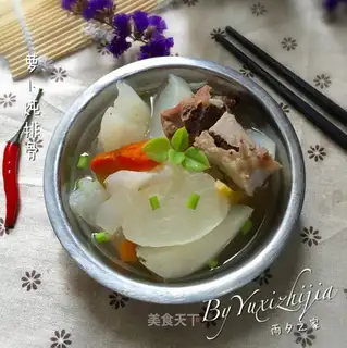 radish steak soup