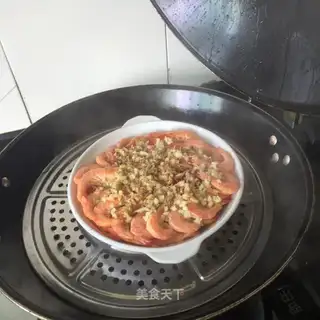 Garlic fan shrimp