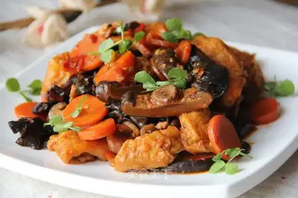 Tofu with oil
