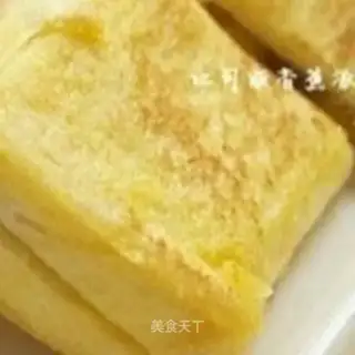 Toast banana pie