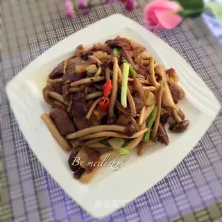 Meatloaf tea mushrooms