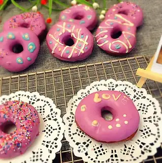 Potato chocolate donuts