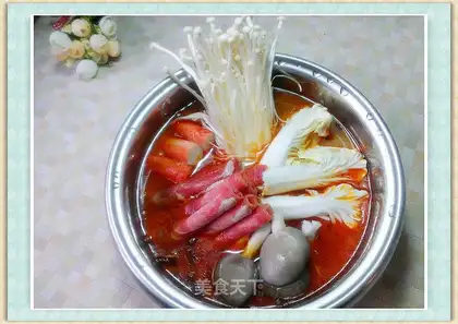 Red oil pan