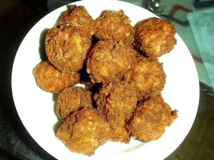 Dried fried balls
