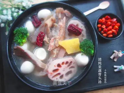 Cream-cutter and bone soup