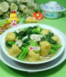 Tofu-curd mushrooms