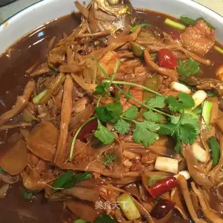 Soy sauce and veal fish