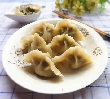 Porridge pork dumplings