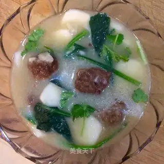Meatball tart soup