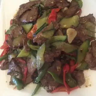 The tip of the liver