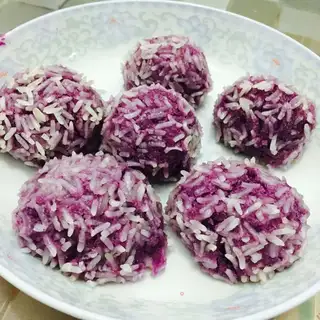 Purple cheese pearl ball