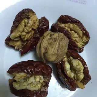 And dates and walnuts
