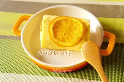 Orange cake roll