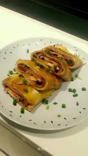 Bacon roasted cold noodles