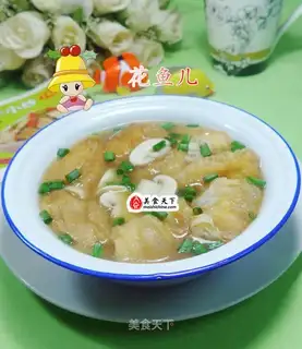 Oily mushroom soup