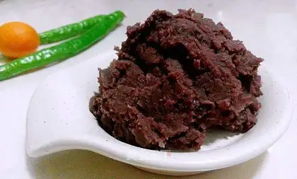 Homemade red bean sand