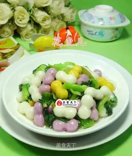 I'll make three-coloured fruit