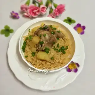 Chestnut potato rice