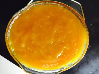 Iced sugar and orange jam tea