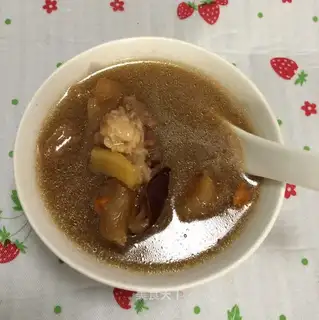 The medicine, the gravy soup