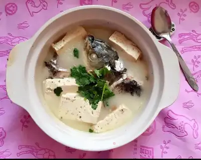 Fish tofu soup