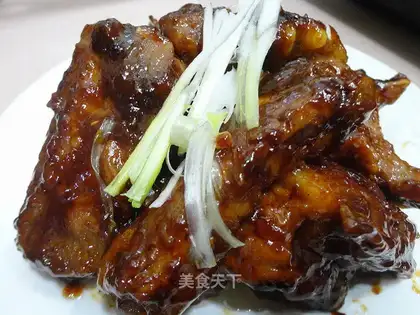 Ice plum sauce for ribs