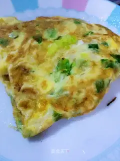 Onion fried eggs