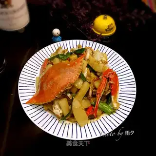 Homemade crab cake