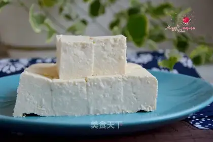 Homemade tofu