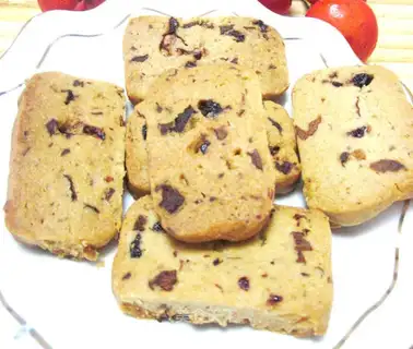 Cranberry date cookies