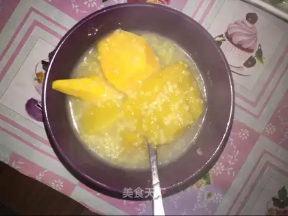 Potato pumpkin porridge