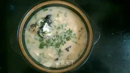 Fish tofu soup