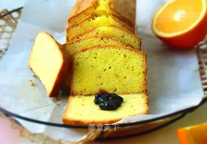 Orange pound cake