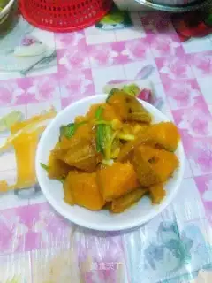 Pumpkin with garlic