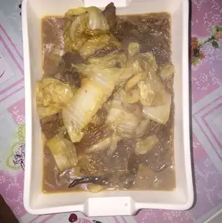 Powder pork stew