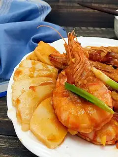 Sweet spicy shrimp