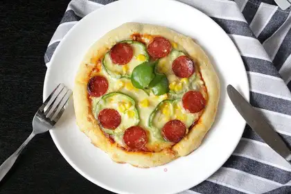 A pot pizza