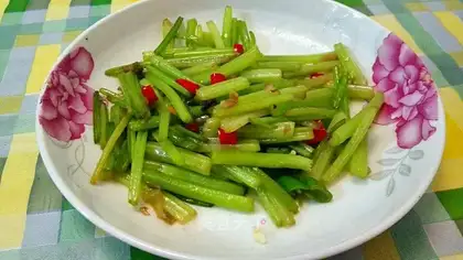 Fried celery