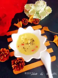 Apple rice porridge