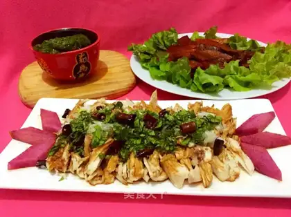 Spicy chicken silk