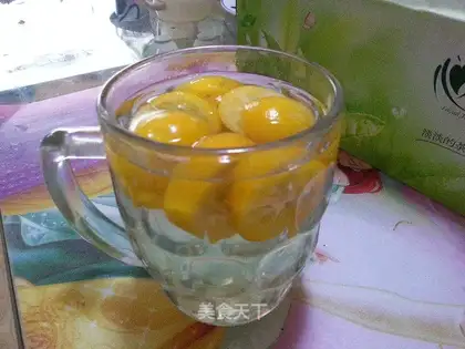 Lemon honey and orange tea