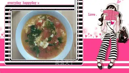 Tomato egg soup