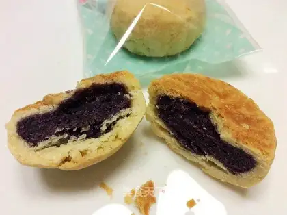 Blueberry chestnut souffle