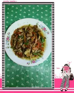 Paprika meat mushrooms