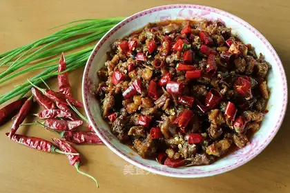 Spicy, cold rabbit