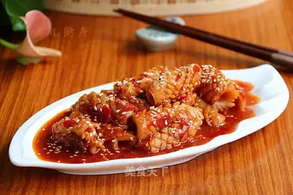 Red oil squid