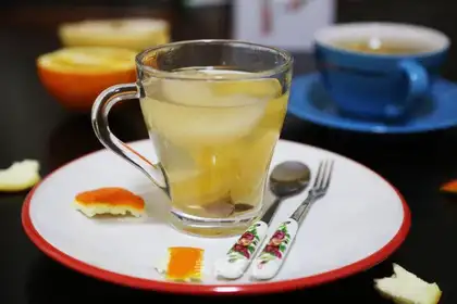 Rose fruit tea