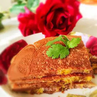 Orange rose muffin